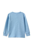 Pale Blue Henley Tee