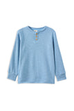Pale Blue Henley Tee