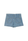 Utility Denim Shorts