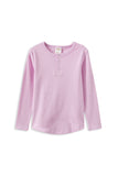 Blush L/S Henley Tee