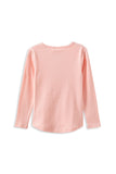Whisper Rose Henley Tee