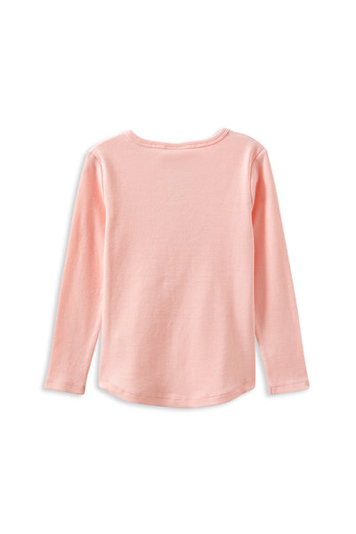 Whisper Rose Henley Tee