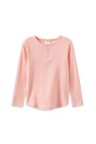 Whisper Rose Henley Tee