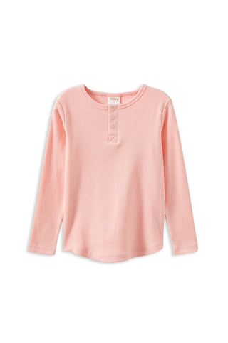 Whisper Rose Henley Tee
