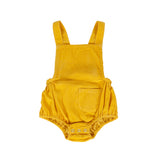 Peg Cord Romper | Mustard