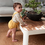 Peg Cord Romper | Mustard