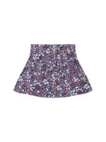 Midnight Flower Garden Cord Skirt