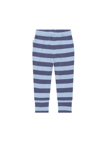 Furry Hux Bear Blue Stripe Leggings