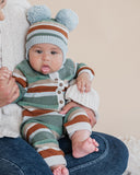 Mateo Stripe Knitted Romper