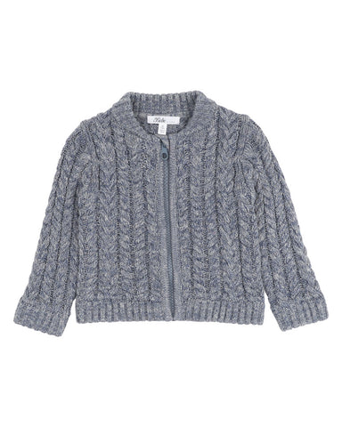Oliver Cable Cardigan | Indigo