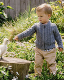 Oliver Cable Cardigan | Indigo