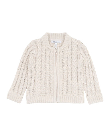 Oliver Cable Cardigan | Stone