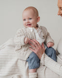 Oliver Cable Cardigan | Stone