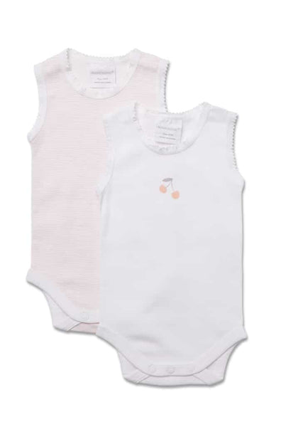 2pk Bodysinglets | Cherry