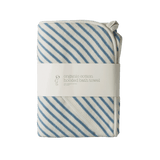 Hooded Towel | Powder Blue Sailor Stripe