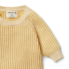 Knitted Ribbed Jumper | Dijion