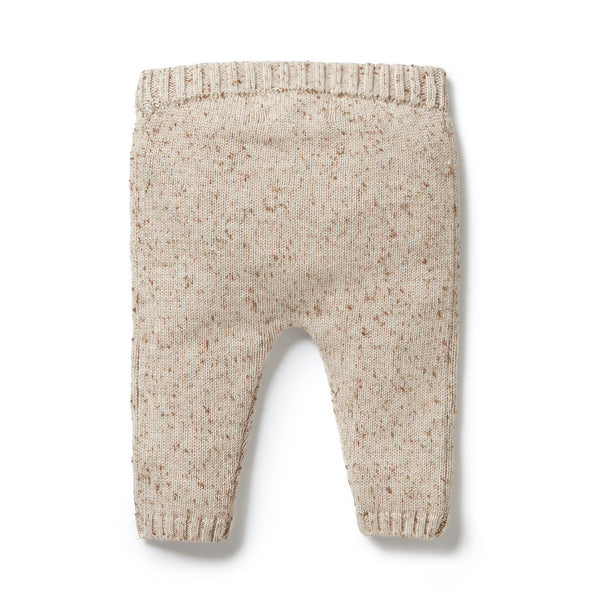 Knitted Legging | Almond Fleck