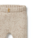Knitted Legging | Almond Fleck