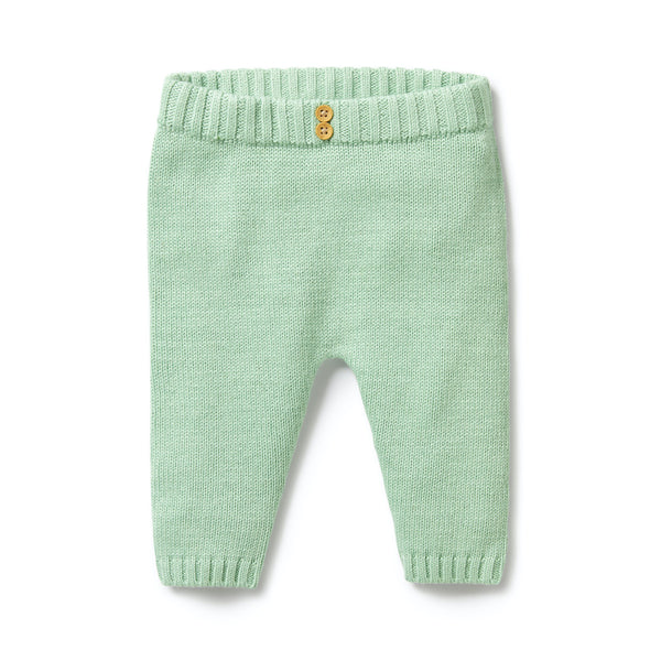 Knitted Legging | Mint Green