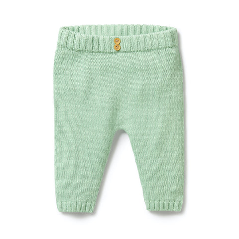 Knitted Legging | Mint Green