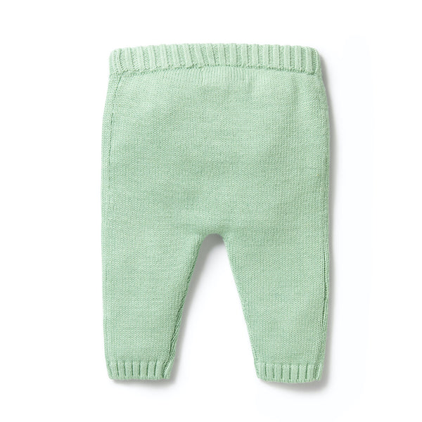 Knitted Legging | Mint Green