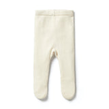 Knitted Legging w/Feet | Ecru