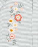 Lyla Stripe Zip Onesie