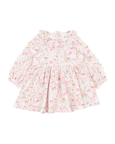 Flossy Overlay Dress