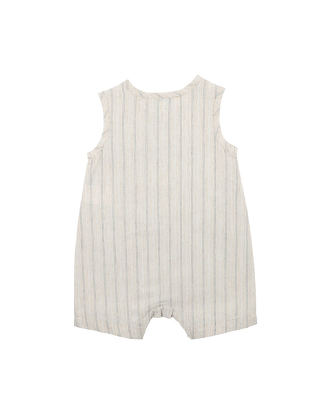 Milo Linen Stripe Romper