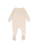 Mateo Velour L/S Zip Onesie