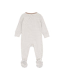 Mateo Stripe L/S Zip Onesie