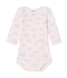 L/S Bear Bodysuit | Pink