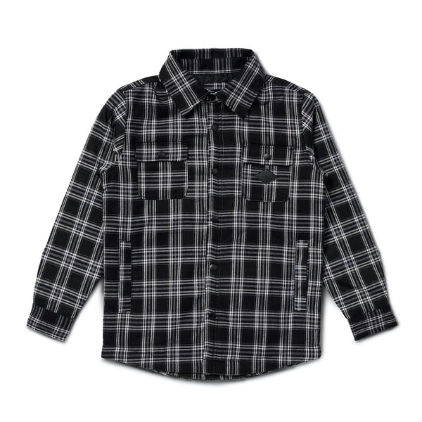 Outback Shacket | Black Check