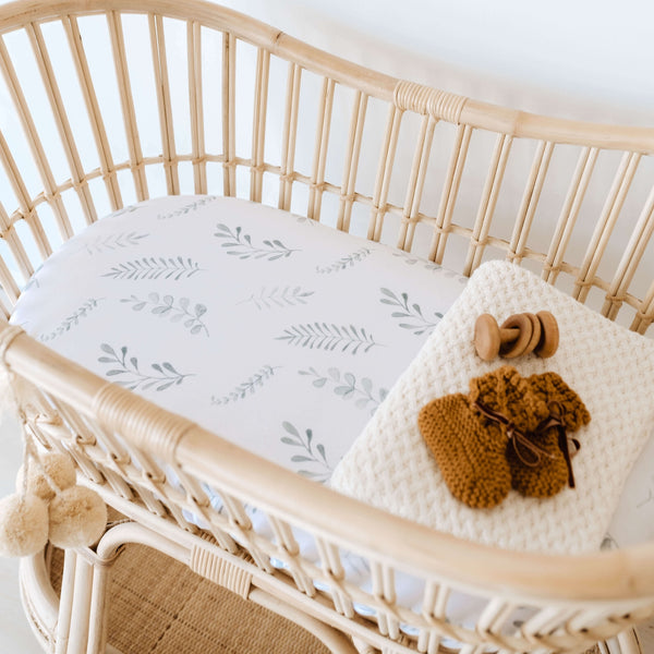 Bassinet Sheet/Change Mat Cover | Wild Fern