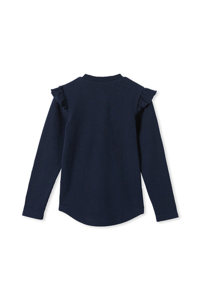 Henley Top | Midnight Blue