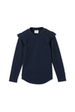 Henley Top | Midnight Blue