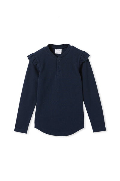 Henley Top | Midnight Blue