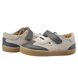 Leezy | Navy/Grey Suede
