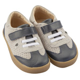 Leezy | Navy/Grey Suede