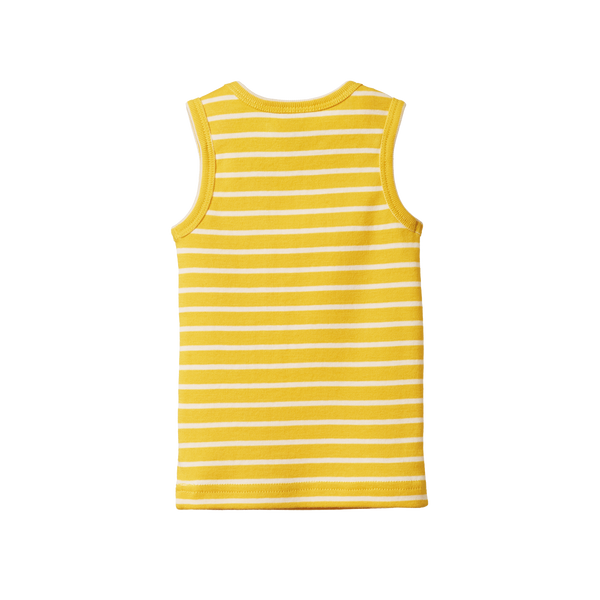 Singlet | Golden Yellow Sailor Stripe