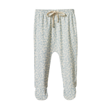 Footed Pants | Daisy Belle Blue Print