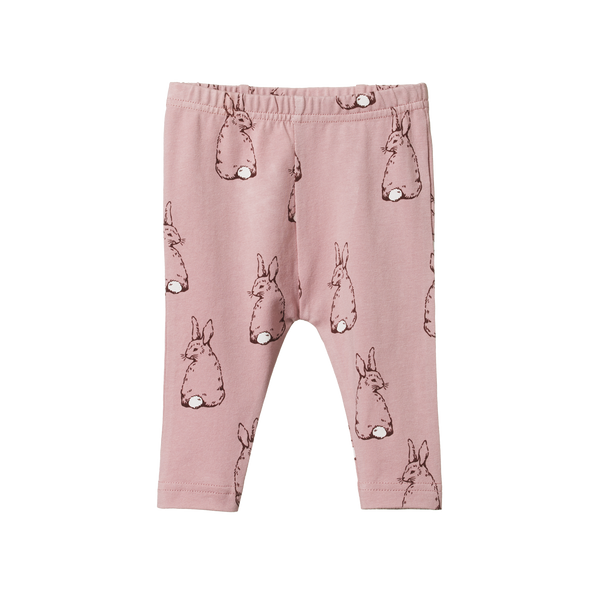 Baby Leggings | Bunny Tales Woodrose Print