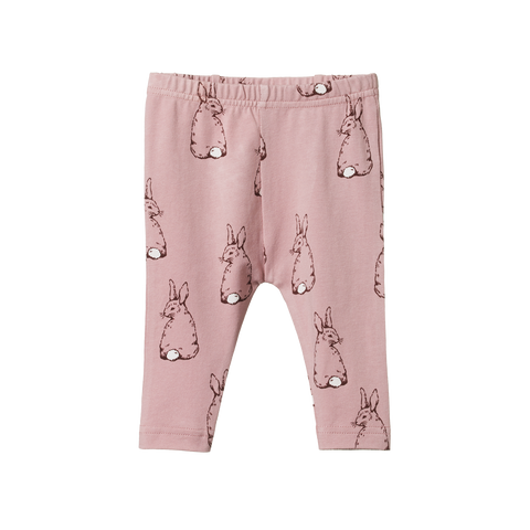 Baby Leggings | Bunny Tales Woodrose Print