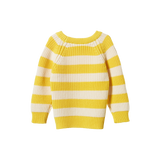 Billy Jumper | Bold Sunny Stripe Chunky Knit