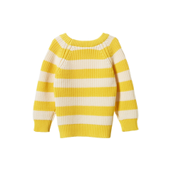 Billy Jumper | Bold Sunny Stripe Chunky Knit