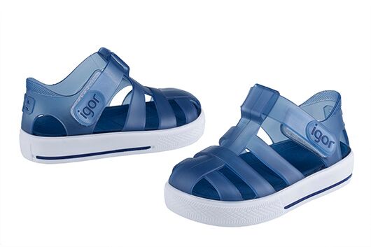 Star Jelly Sandal | Navy