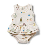 Ruffle Bodysuit| Fruity