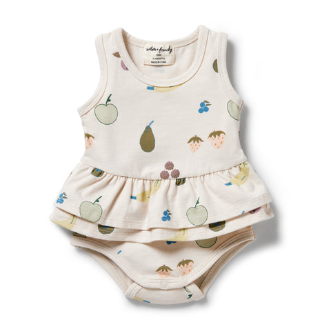 Ruffle Bodysuit| Fruity