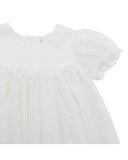 Puff Sleeve Lace Dress | Ivory