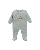 Atlas Velour Zip Onesie